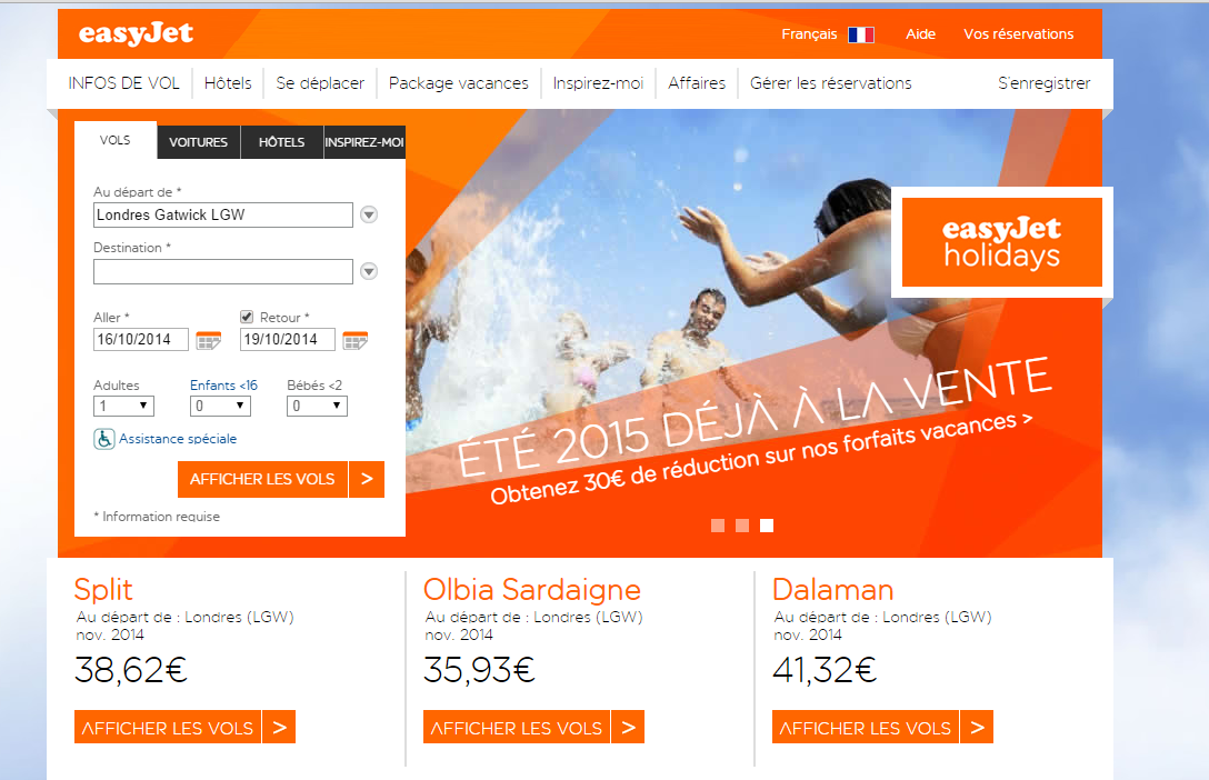 code promotionnel easyjet France news collections
