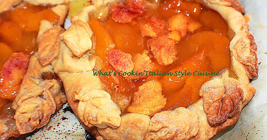 Peach Pear Galette Recipe What's Cookin' Italian Style Cuisine