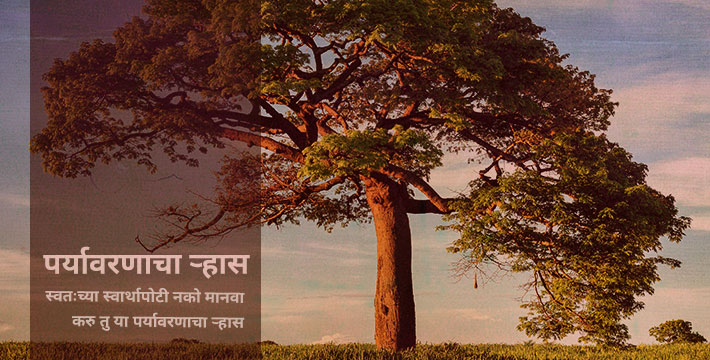 पर्यावरणाचा र्हास पर्यावरणाचा र्हास