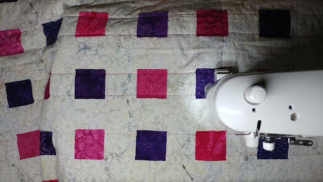 Quilt as you go baby quilt