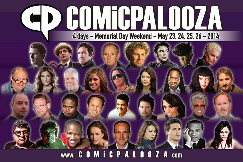 Comicpalooza 2014 Line-Up