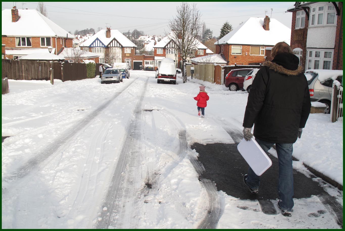 Look what we did today! Snow in Leicester