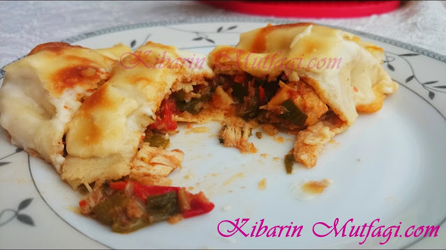 Tavuk etli krep kebabı yemeği tarifi