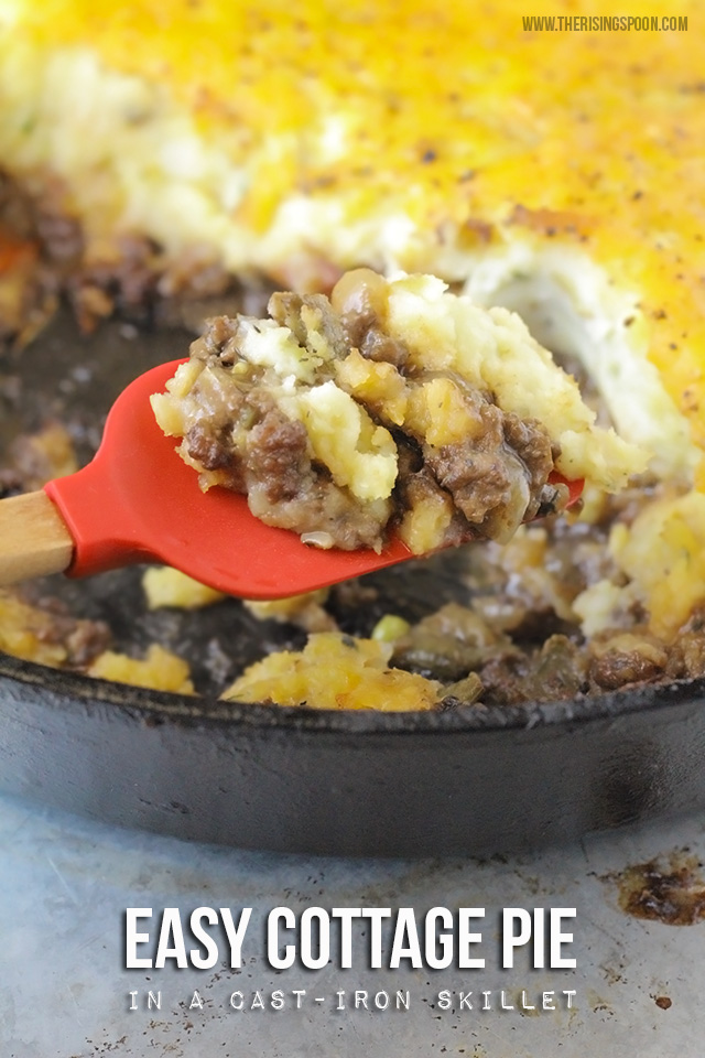 Easy Cottage Pie in a Cast-Iron Skillet