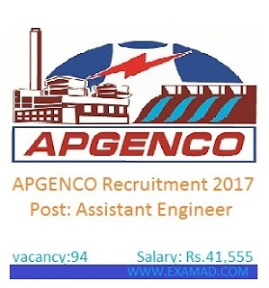Apgenco assistant engineer 2021