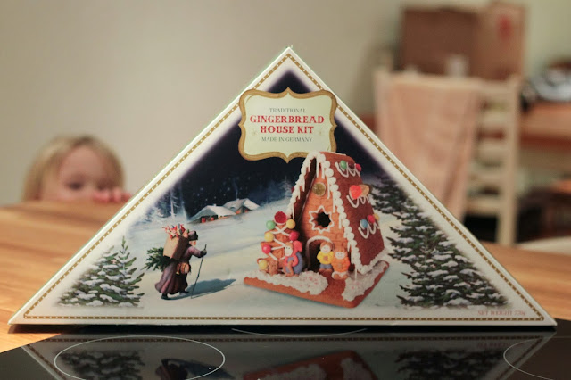 Traditional gingerbread house