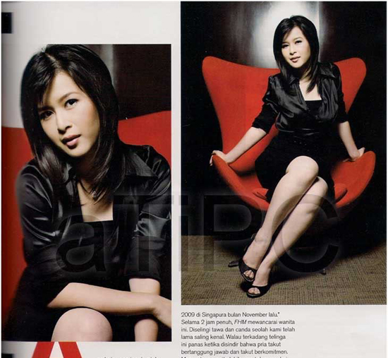 Foto Foto Seksi Presenter Cantik Grace Natalie di Majalah FHM - Bodrex Caem