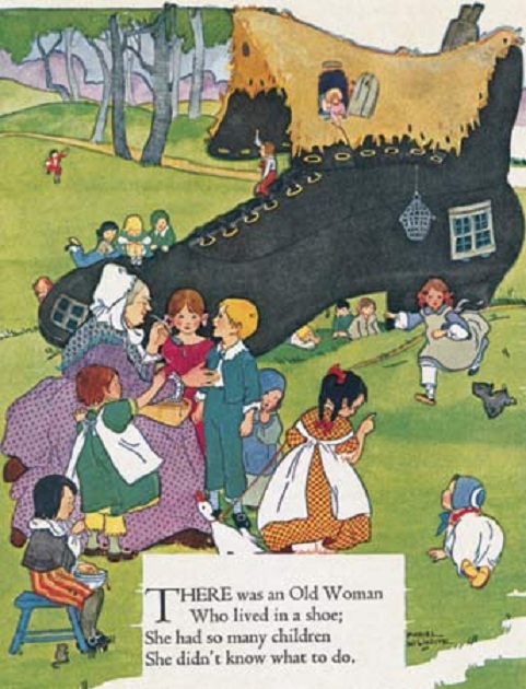 The Lady In The Shoe Nursery Rhyme The Lady In The Shoe Nursery Rhyme