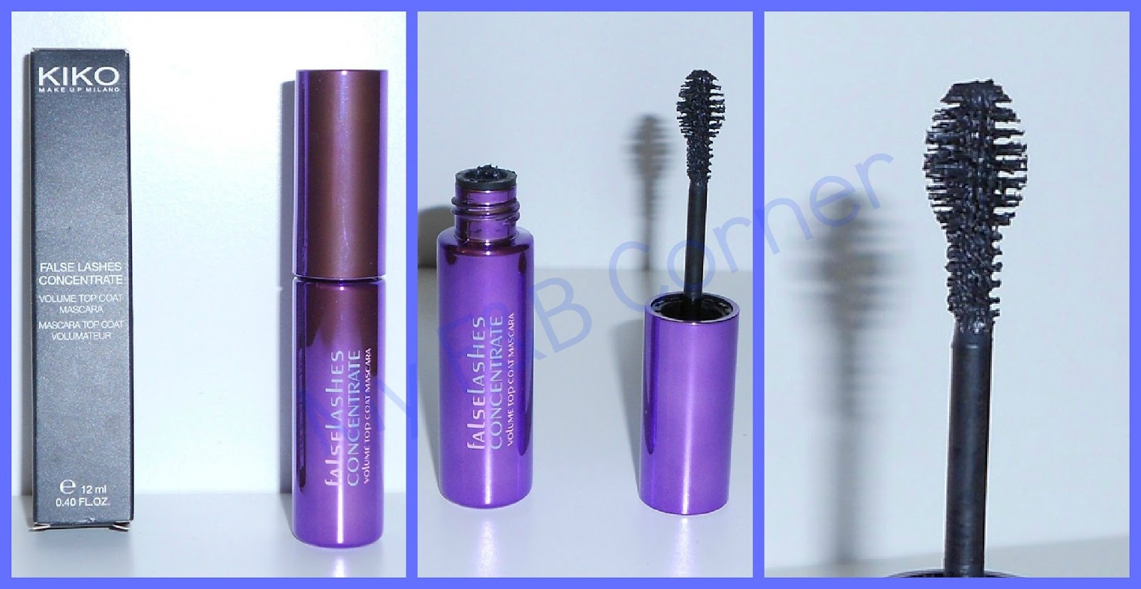 My FB Corner / La moda y la belleza Review Máscara Top Coat Volume Kiko