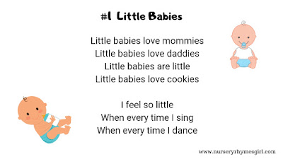 Little babies nursery rhyme lyrics