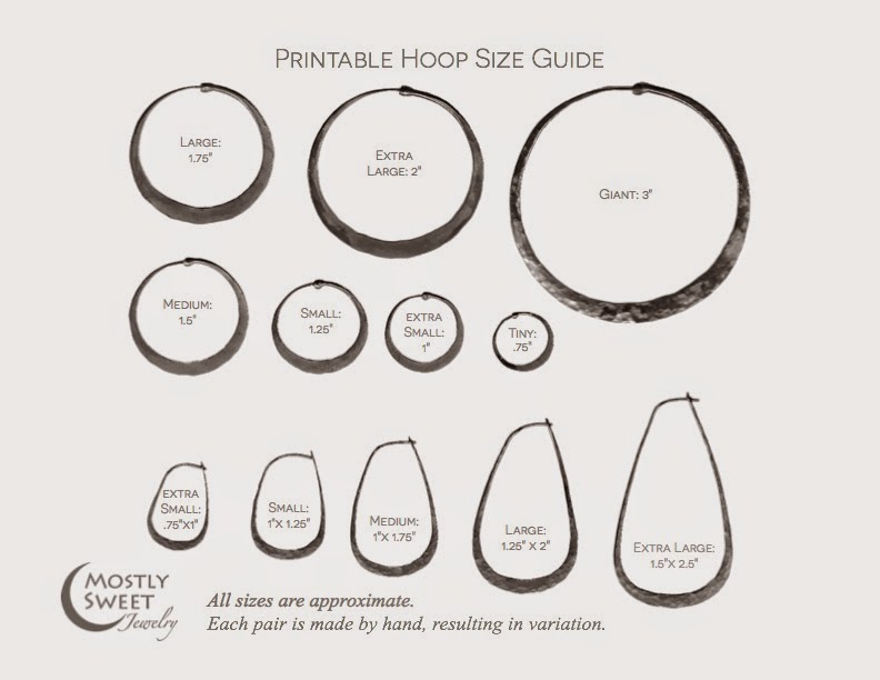 Earring Hoop Size Chart