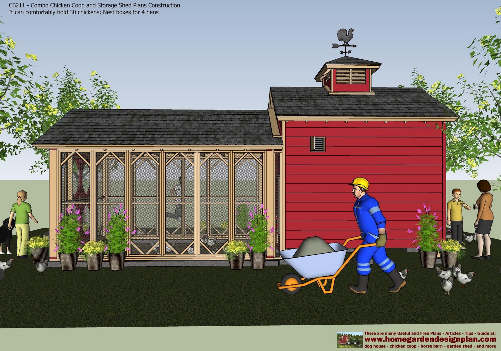Buy Greenhouse garden shed combo plans | Shedbra