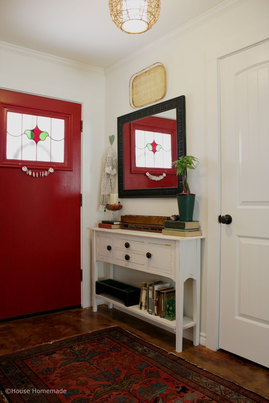 Light, bright and FREE entryway makeover