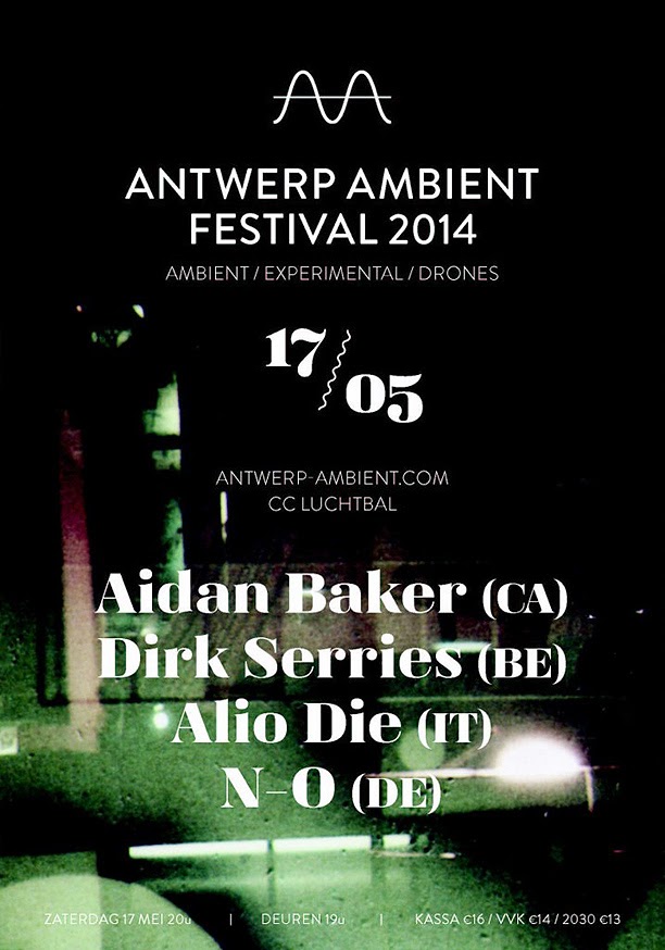 L'affiche de l'édition 2014 de l'Antwerp Ambient Festival / source : antwerp-ambient.com