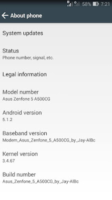 Asus Zenfone Lillipop Rom From Flare S3 Quad Screenshots