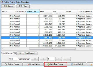 Cara membatalkan faktur pajak masukan di aplikasi e-faktur