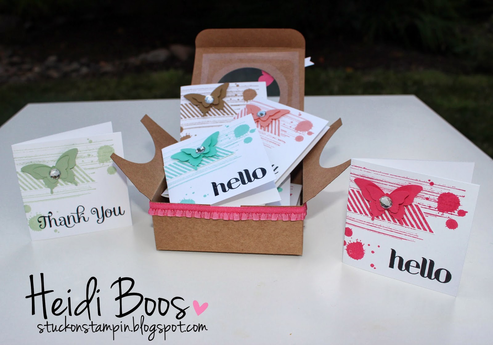 Stylin' Stampin' INKspiration: In-Color Cards Gift Box