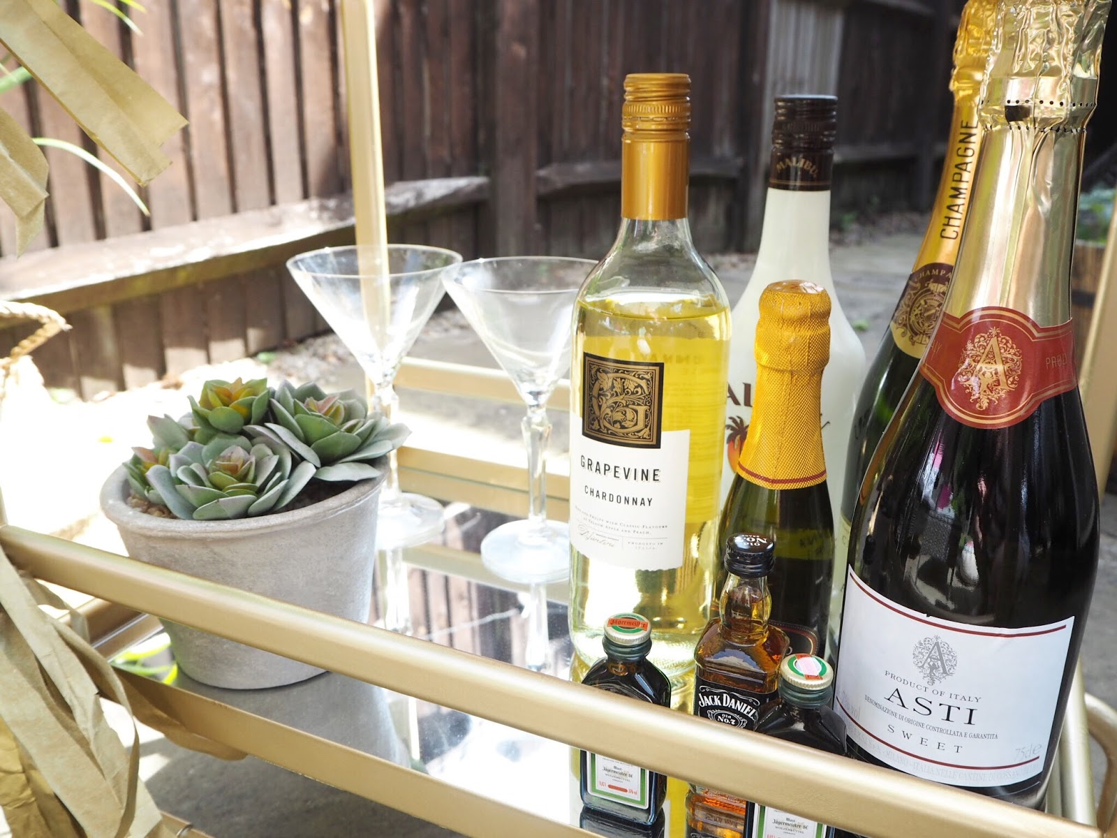 Ikea hack DIY bar cart/drinks trolley Dove Cottage