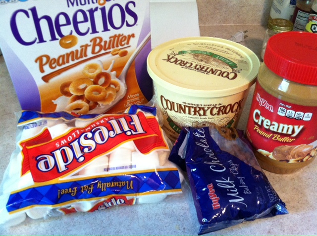 Testing Trendy....1, 2, 3: Peanut Butter Cheerios Bars