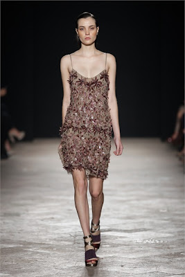Maurizio Pecoraro - Spring Summer 2013 Fashion Show - floral sequin dress