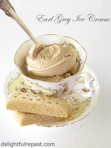 Earl Grey Ice Cream / www.delightfulrepast.com