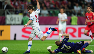 Rusia vs Rep. Ceko Galeri Foto Laga Euro 2012