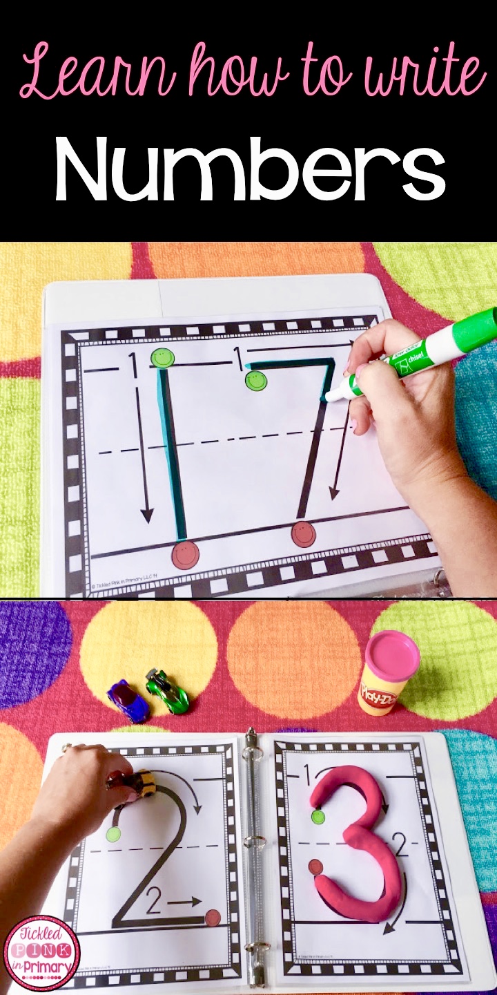 Practicing How to Write Letters and Numbers