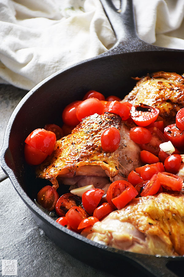 Easy Balsamic Chicken with Tomatoes