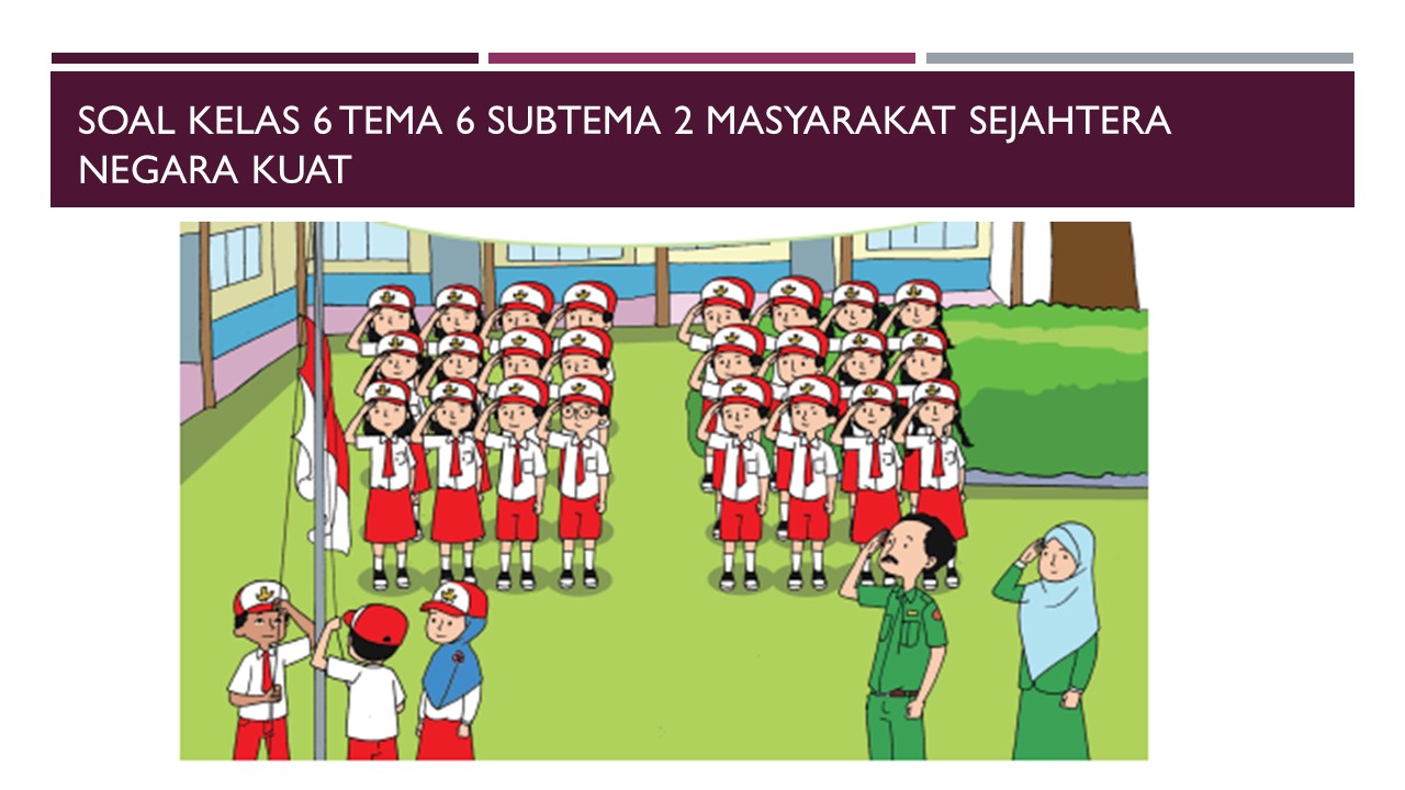 Soal Tematik Kelas 6 Tema 6 Subtema 3 Menuju Masyarakat Sejahtera Kumpulan Soal Tematik Sd