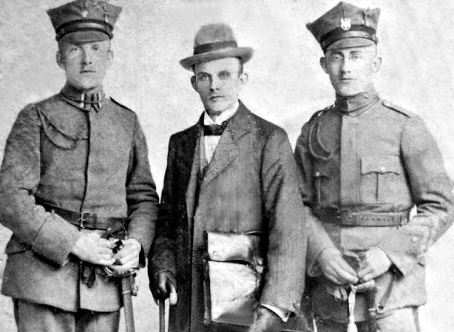 Jan, Antoni i Franciszek Krysztofkowie zdjęcie, archiwum, Jarosław Zdziabek