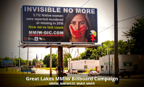 Great Lakes MMIW Billboard Campaign seeks support