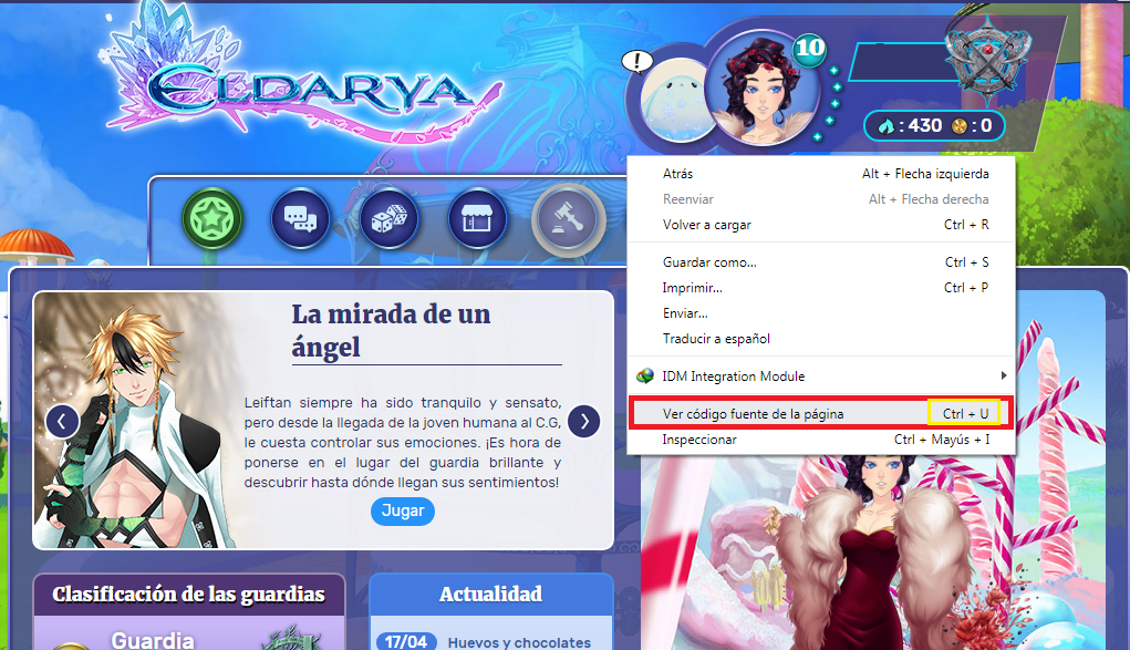 Abril 2019 Eldarya Solution