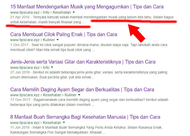Pentingnya serta Cara Mengaktifkan Deskripsi Pada Blogger Pentingnya serta Cara Mengaktifkan Deskripsi Pada Blogger
