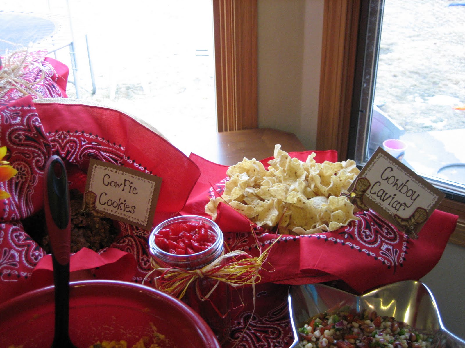 five Party Post Cowboy Baby Shower