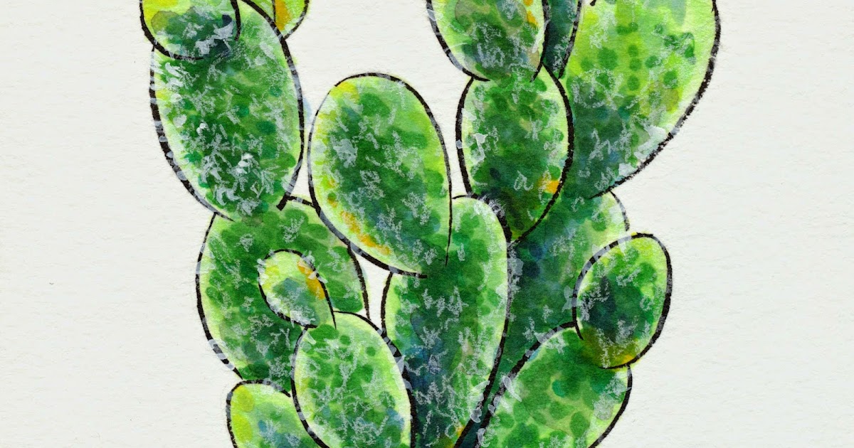 Cactus marker doodles  Cactus painting, Cactus paintings, Cactus