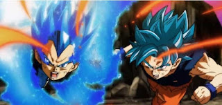 Goku and Vegeta attacking Jiren Goku and Vegeta attacking Jiren