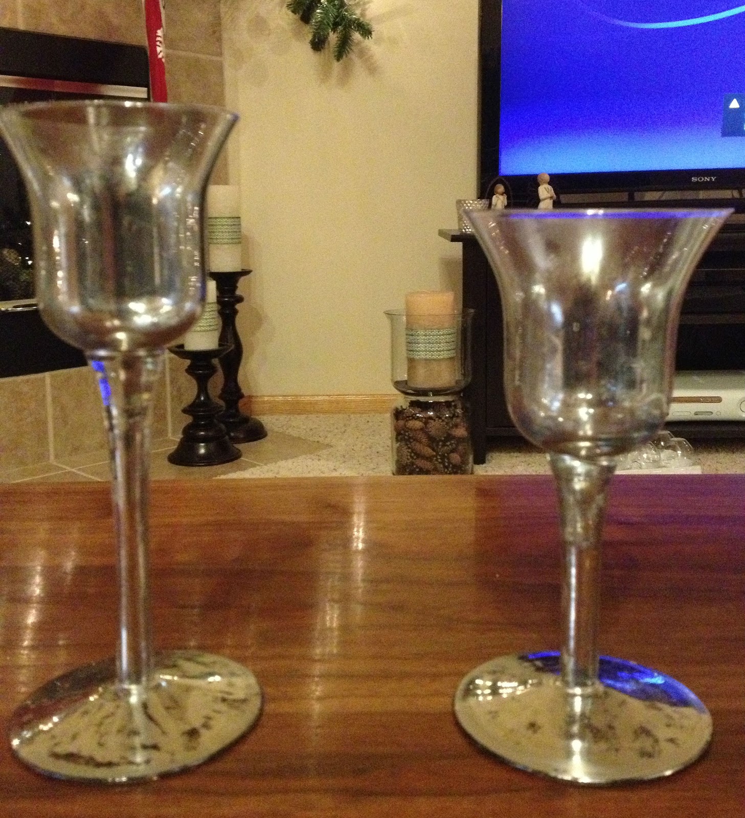 The Eventful Day DIY Mercury Candle Holders