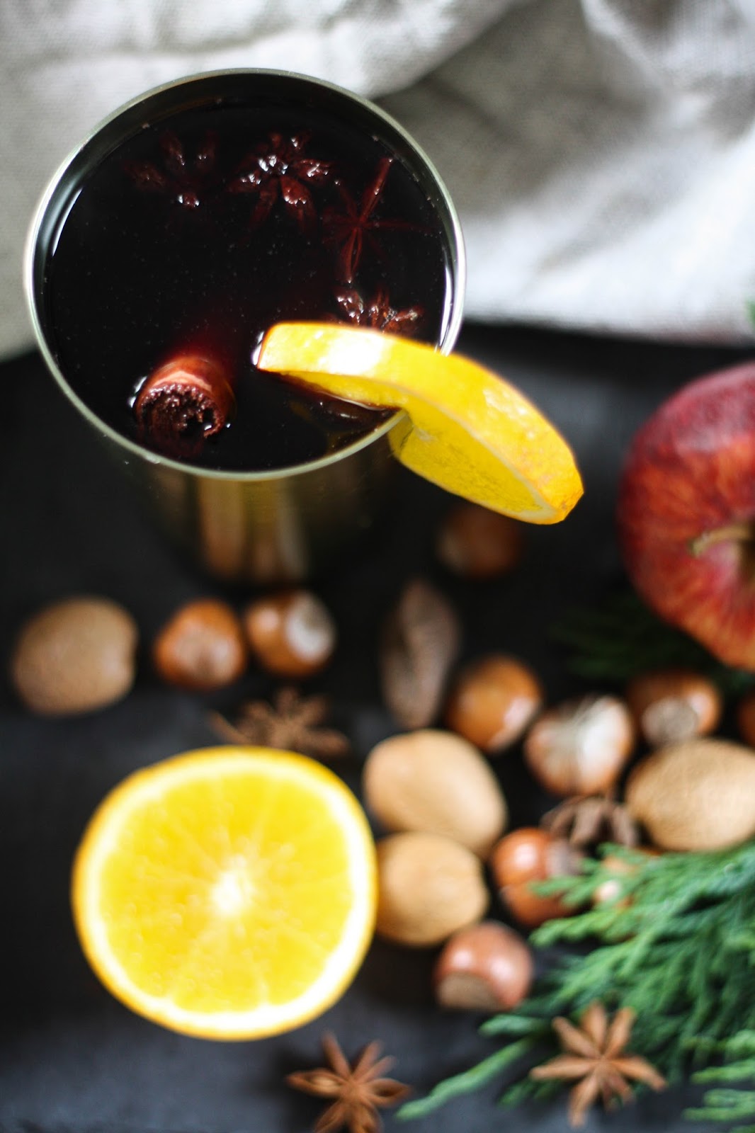 Mulled wine with orange & honey Mulled wine with orange & honey