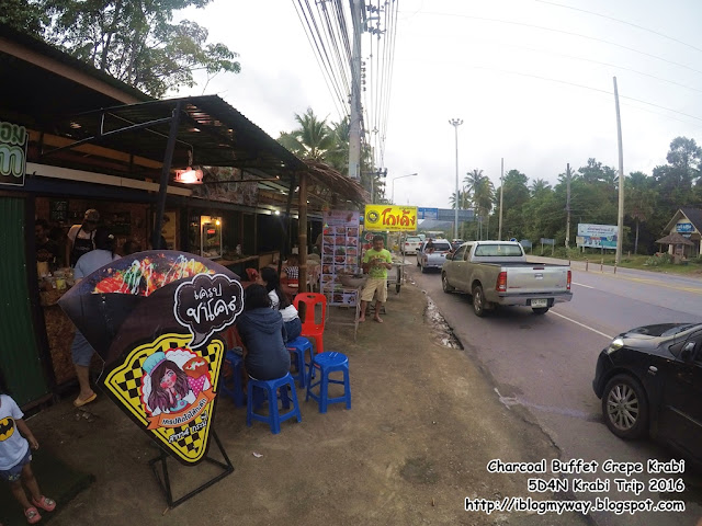 Charcoal Buffet Crepe Krabi @ 5D4N Krabi Trip 2016
