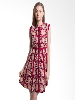 Dress Batik Brokat Modern Dress Batik Brokat Modern