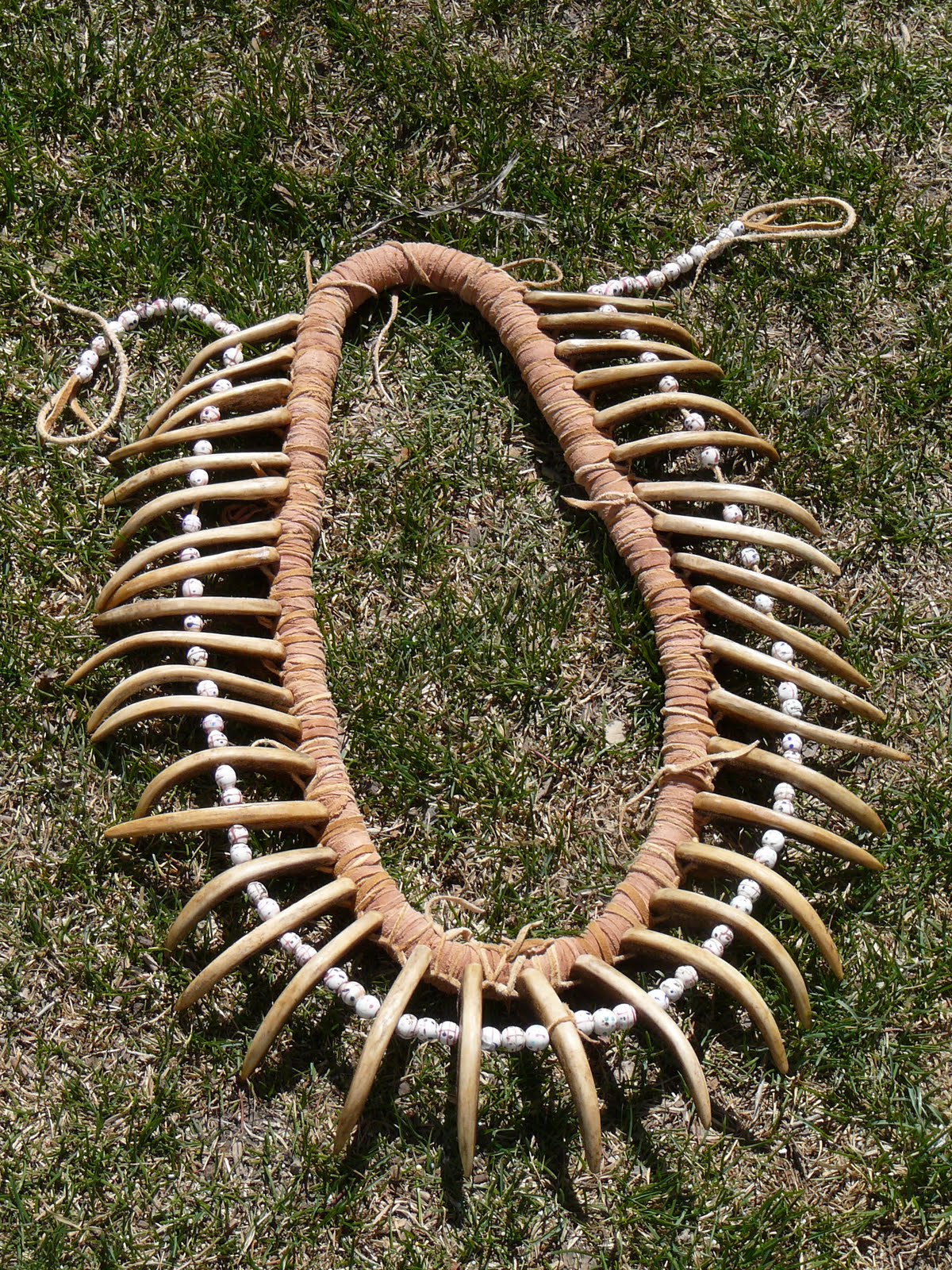 Art of Chris BezoldPlains Indian Reproductions Carved Elk Antler Claw