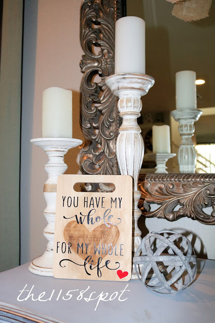 The 1158 Spot: Neutral Valentines Day Decor