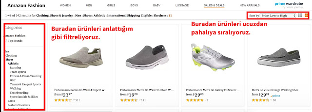 yurtdışından ayakkabı almak amazondan ayakkabı almak