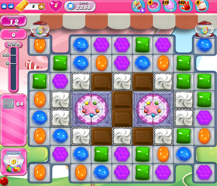 Candy Crush Saga level 2288 Candy Crush Saga level 2288