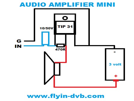 Audio amplifier mini 1 transistor Belajar Merakit Audio Amplifier Mini Dengan 1 Transistor
