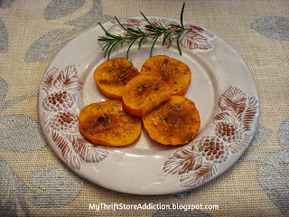 Rosemary and honey roasted persimmons