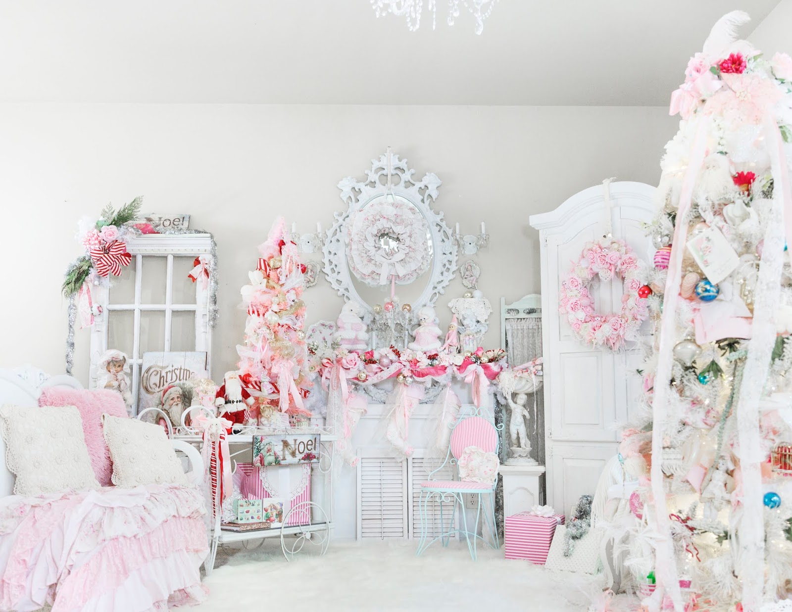 Olivia's Romantic Home My Pink Christmas in July home tour