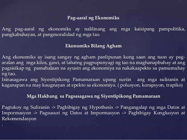 Kasaysayan Ng Ekonomiks - Kessler Show Stables