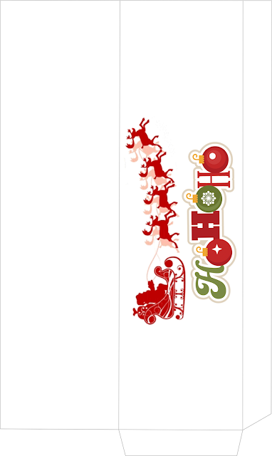 Cajas de Santa Claus para Navidad. Para esta has de imprimir la misma dos veces.