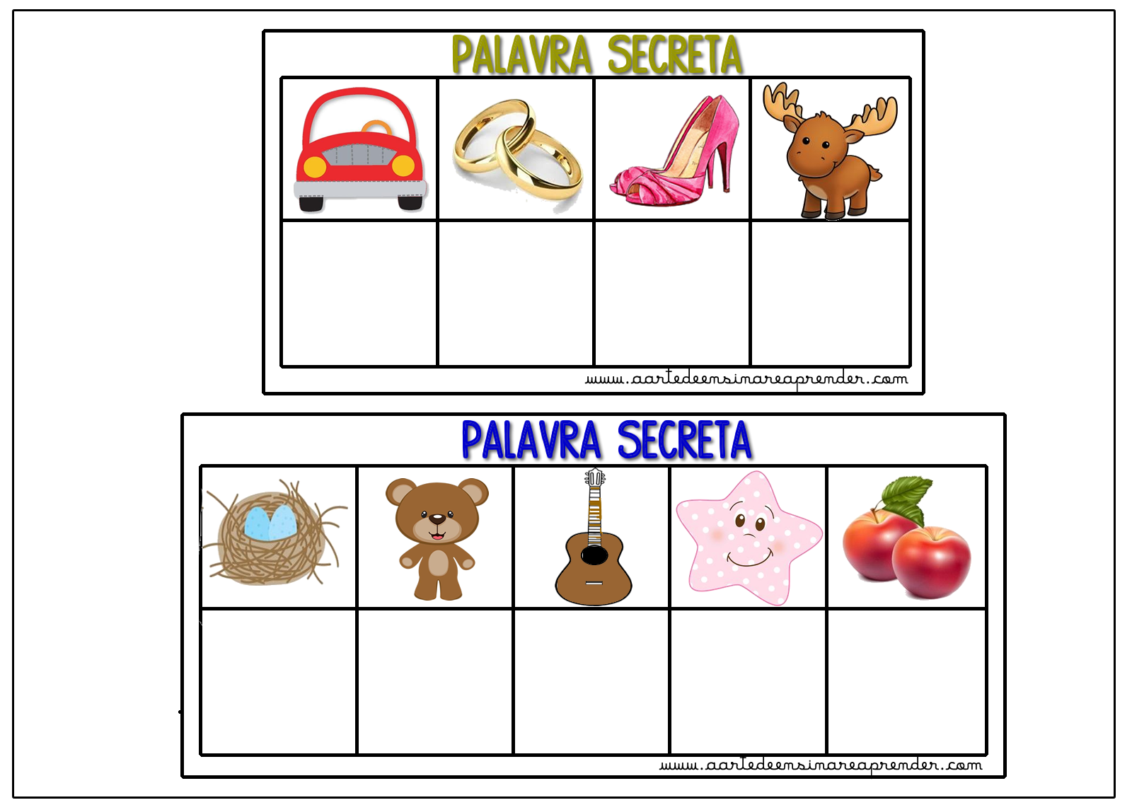 Palavra secreta - A Arte de Ensinar e Aprender